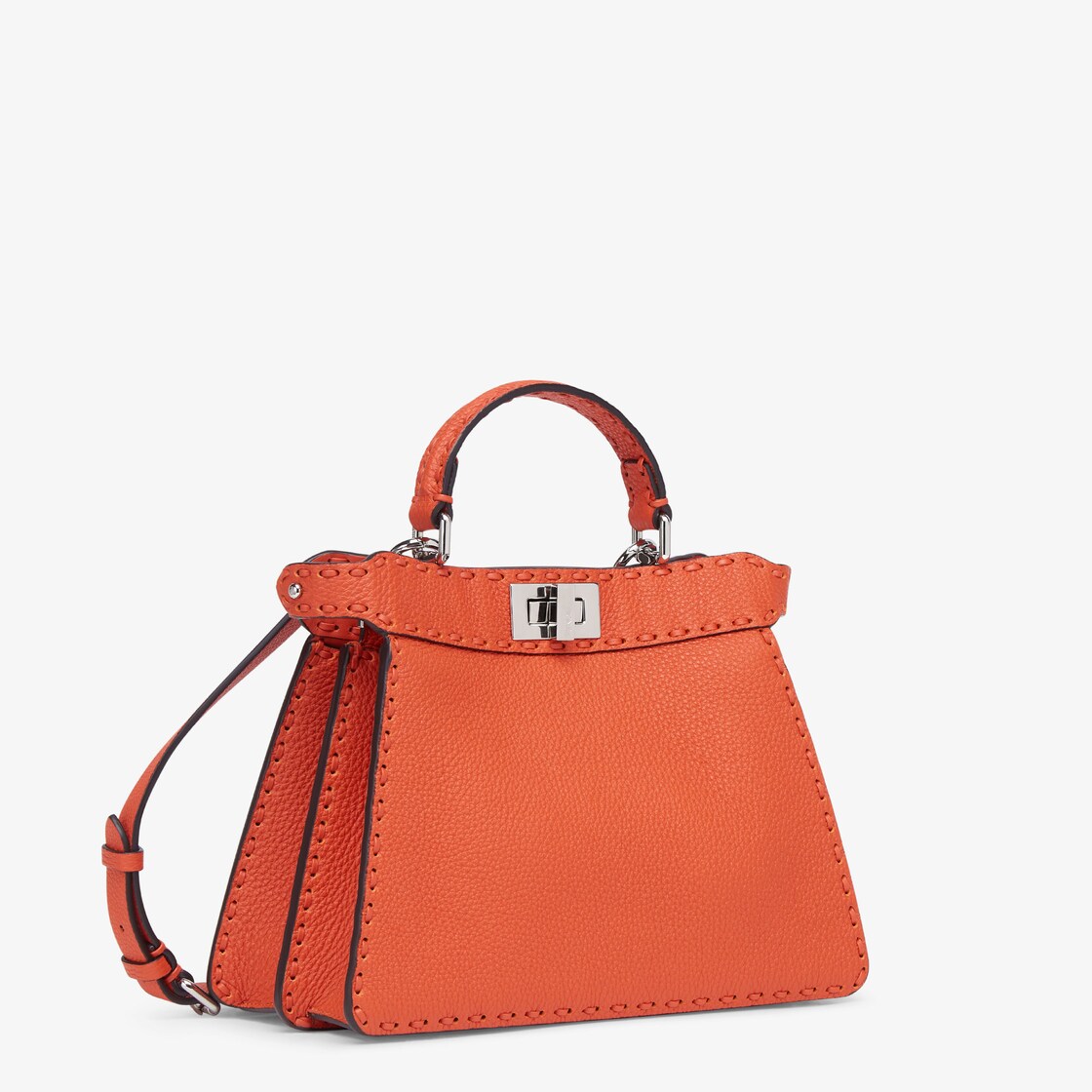 Peekaboo ISeeU Small Cuoio Romano leather Orange - Image 2/6