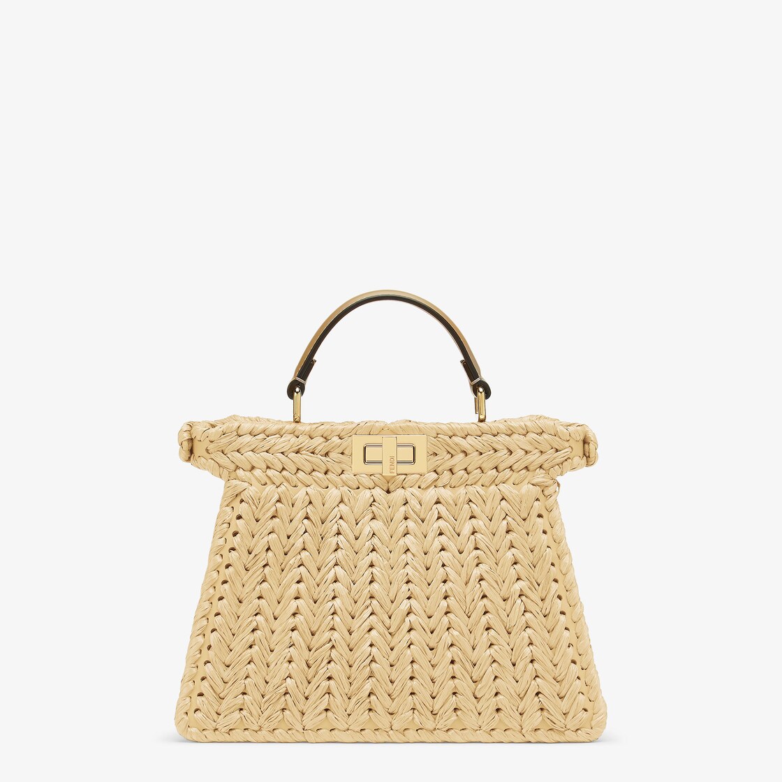 国内発送★FENDI★Peekaboo ISeeU Small バック Peekaboo ISeeU Small Leather Beige | Fendi