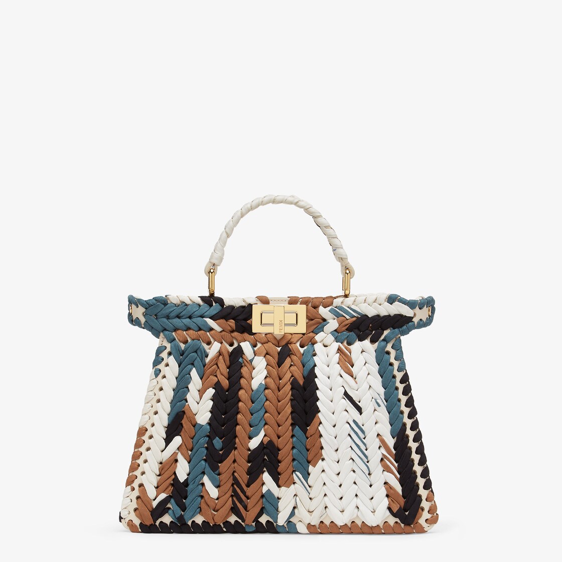 Bolsa Fendi Peekaboo de Palha Straw - Felix Imports