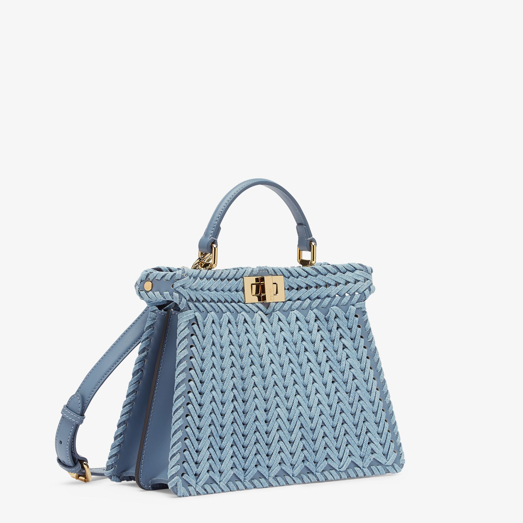 ピーカブー ISeeU スモール デニム ライトブルー | Fendi ピーカブー ISeeU スモール デニム ライトブルー | Fendi