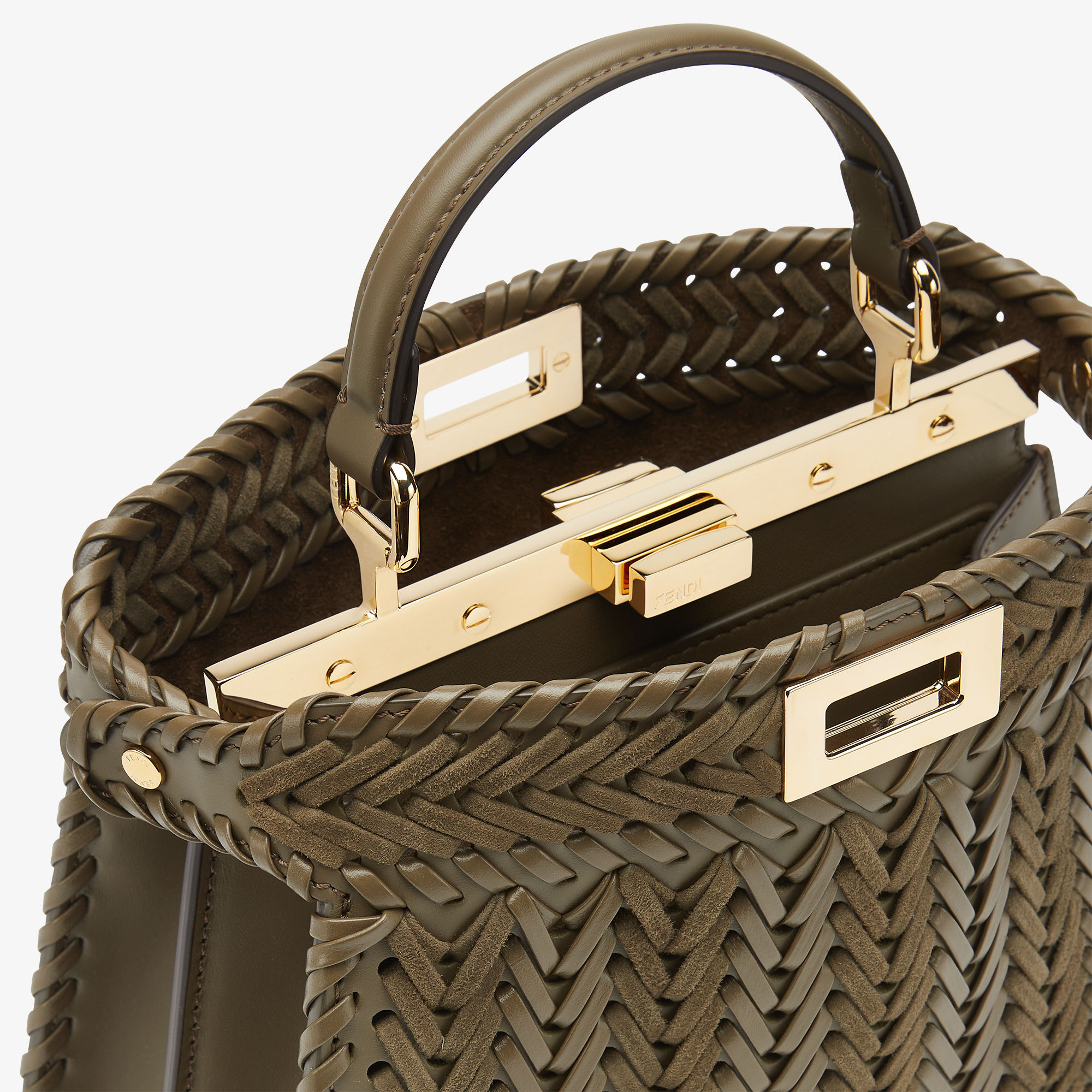 ピーカブー ISeeU スモール レザー グリーン | Fendi