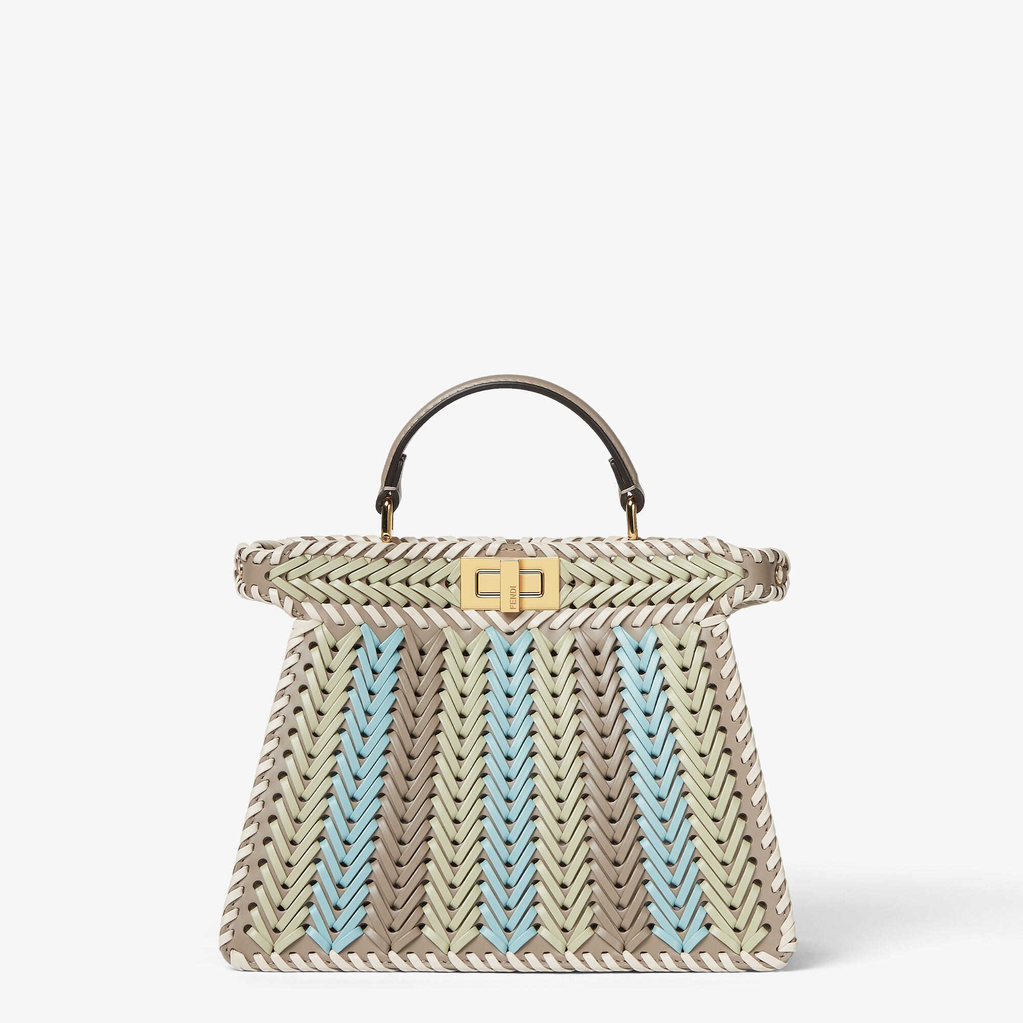 【FENDI】Peekaboo ISeeU Small カーフレザー セレリアバッグ フェンディのバッグ「ピーカブー アイシーユー」高級カーフ