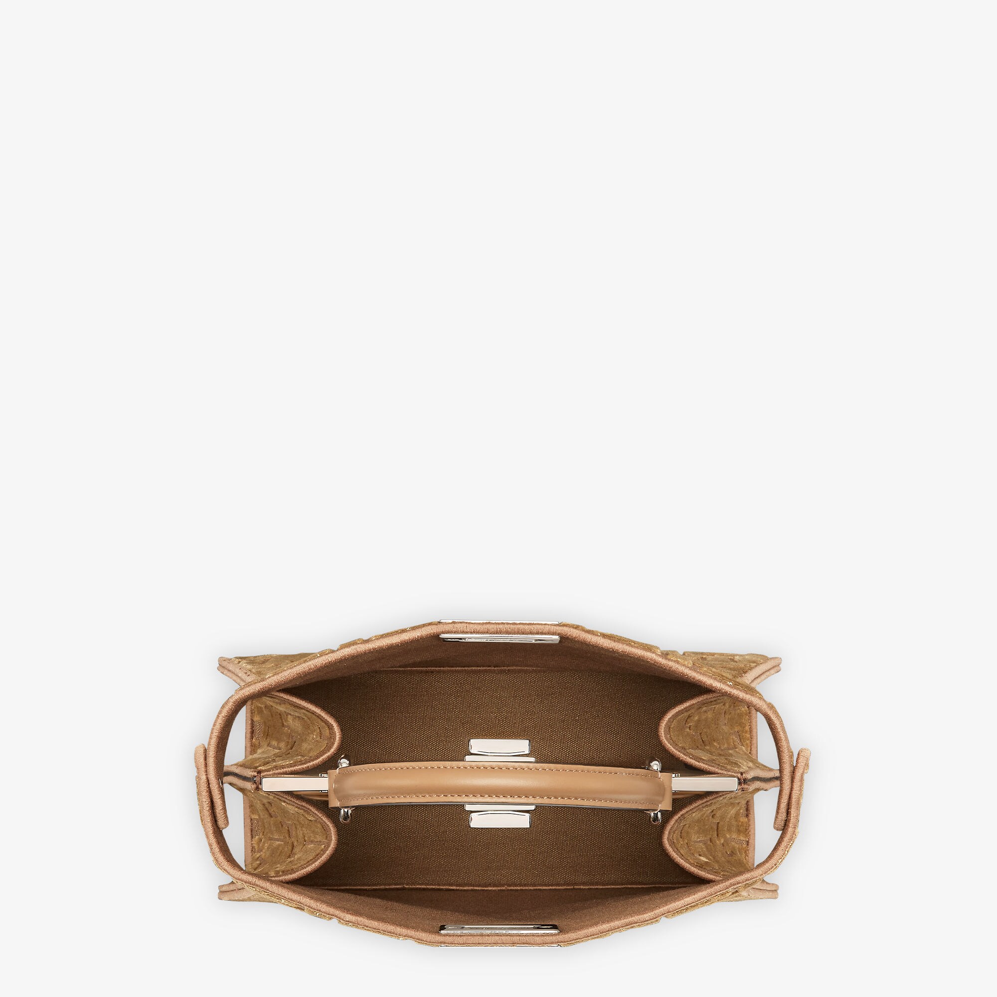 Peekaboo ISeeU Small Fabric Beige | Fendi