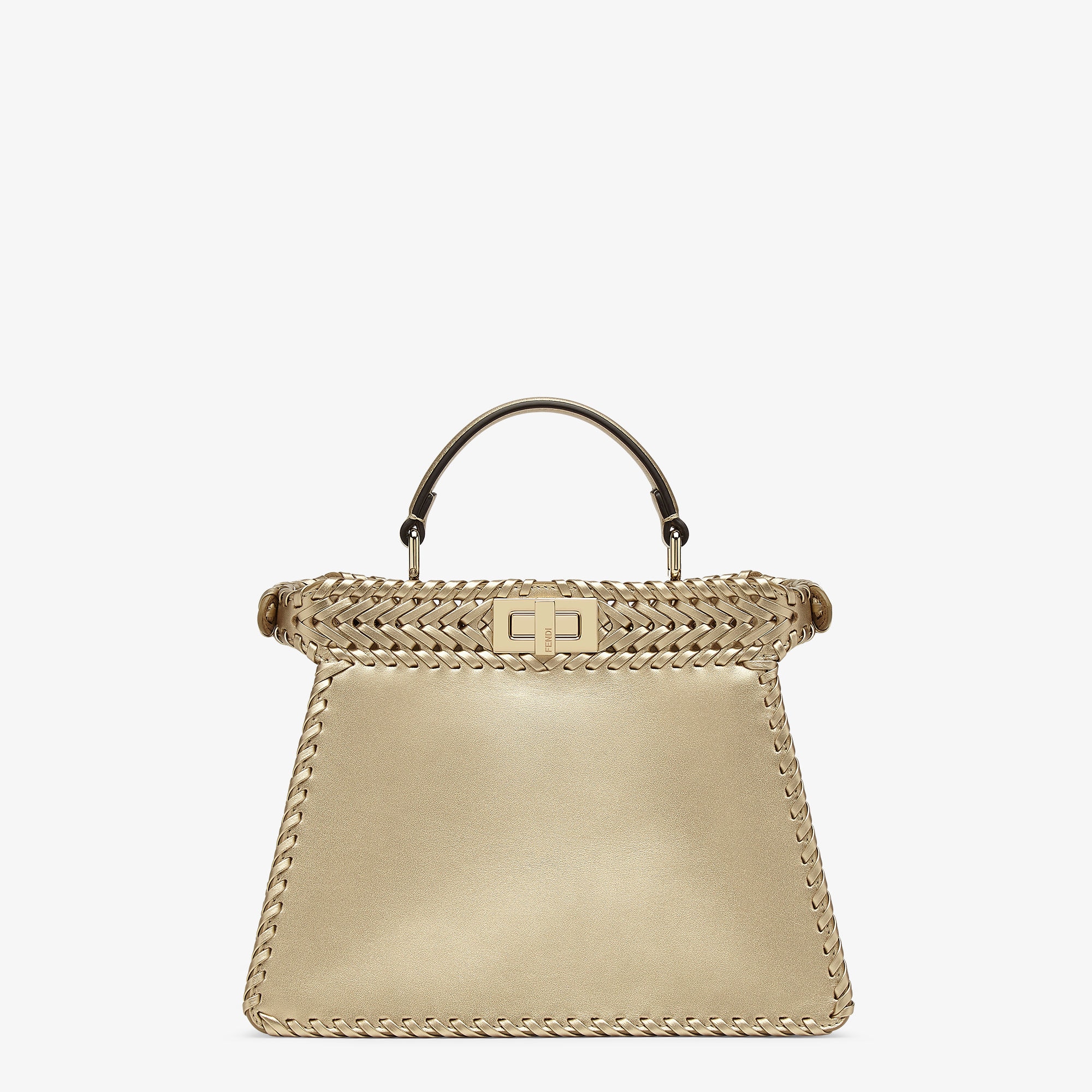 トートバッグ FENDI 'Peekaboo ISeeU Small' handbag (8BN327AT14 F0EMR) ピーカブー ISeeU スモール カーフレザー ブラック | Fendi
