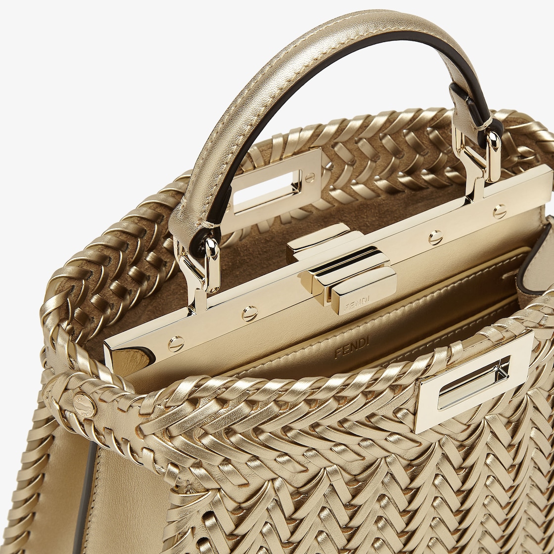 Peekaboo ISeeU Small Leather Gold - Image 5/5