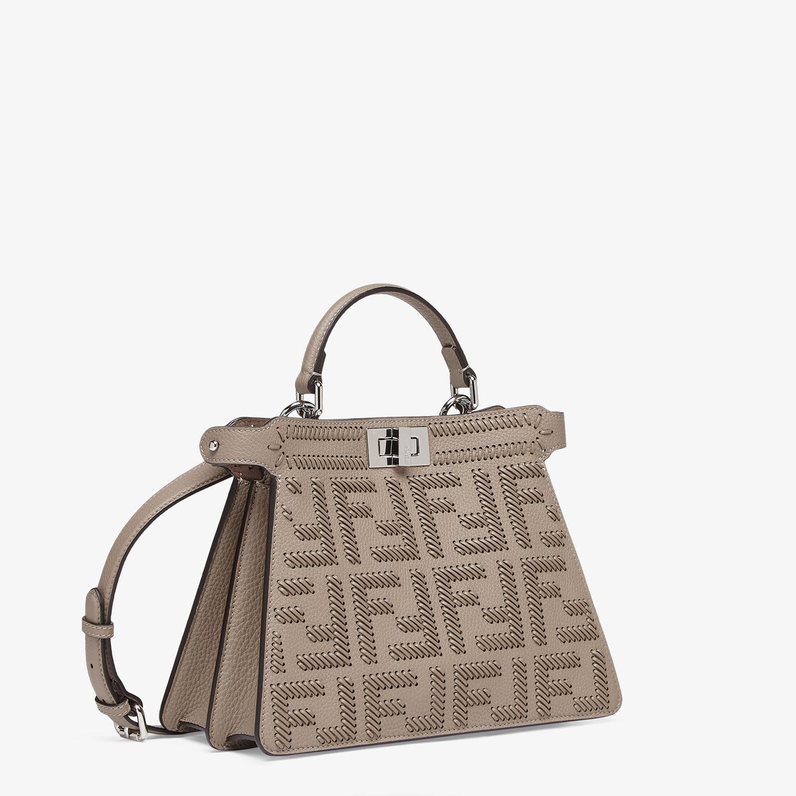 Peekaboo ISeeU Small Cuoio Romano leather Grey - Image 2/6