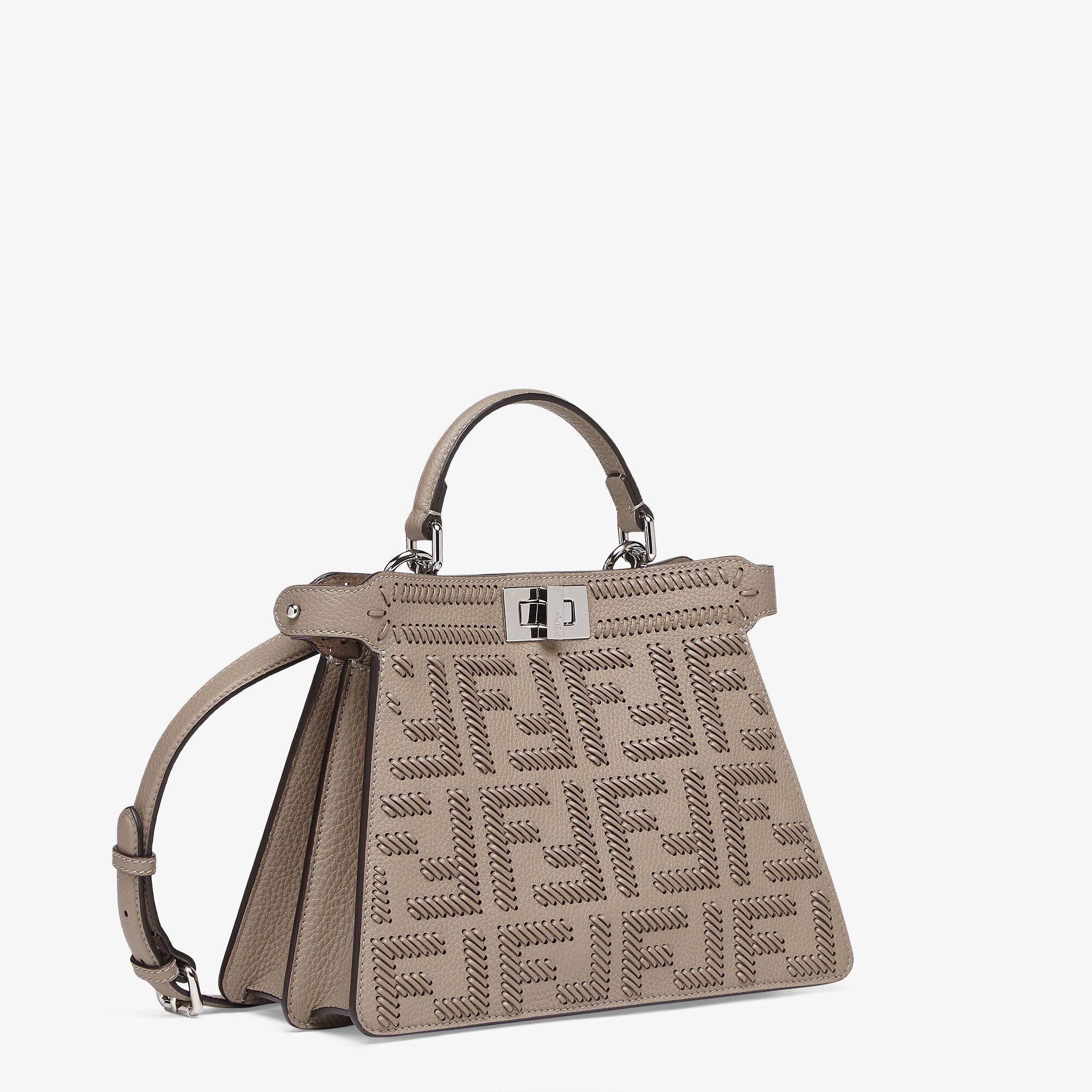 ピーカブー ISeeU スモール カーフレザー グレー | Fendi