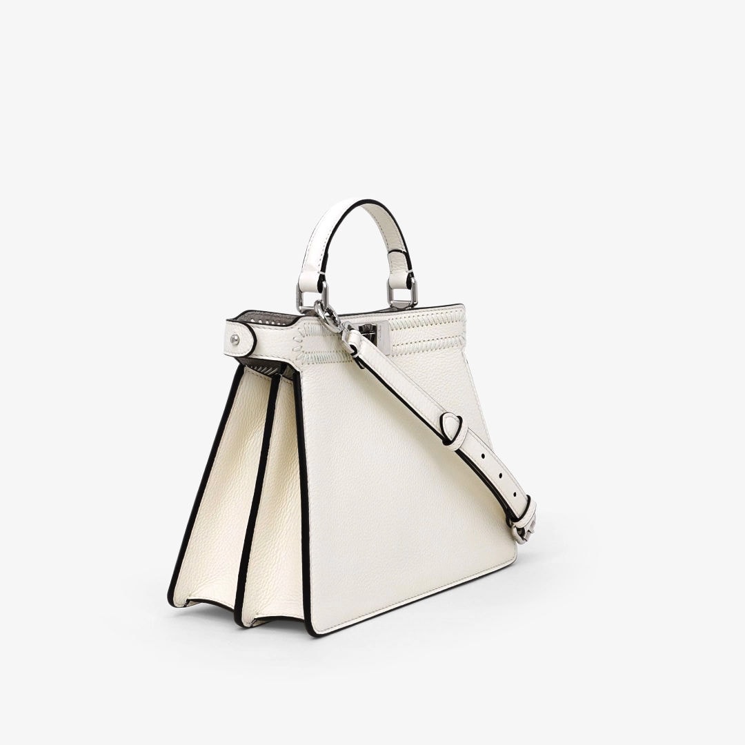 ピーカブー ISeeU スモール カーフレザー ホワイト | Fendi ピーカブー ISeeU スモール カーフレザー ホワイト | Fendi