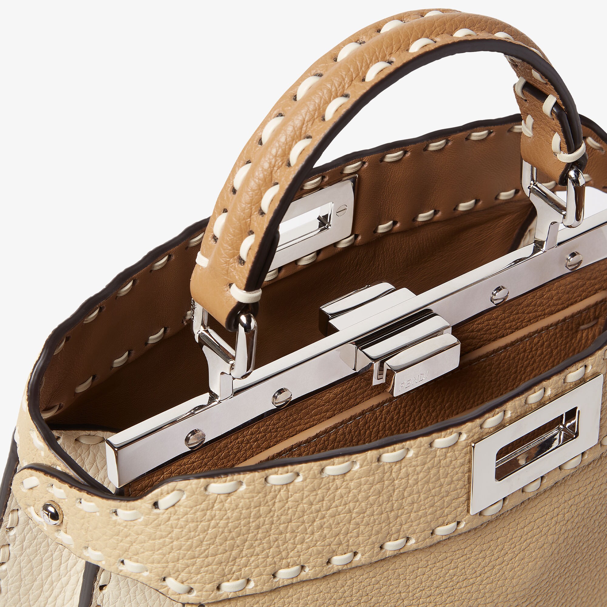 【FENDI】PEEKABOO ISEEU SELLERIA MACRO◆8BN327AV1J Peekaboo ISeeU Small Cuoio Romano leather Beige | Fendi