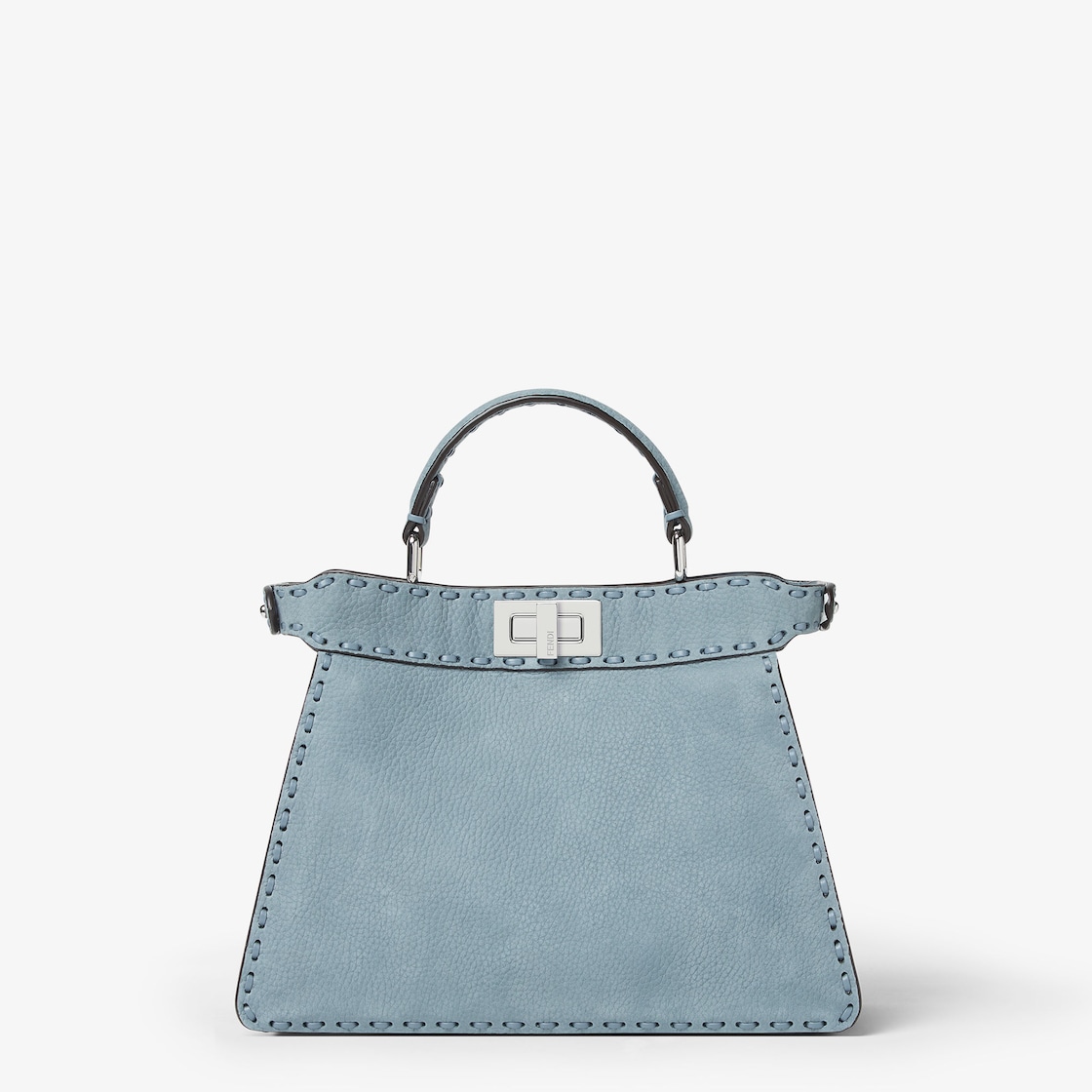 Peekaboo ISeeU Small Cuoio Romano leather Light blue - Image 4/5