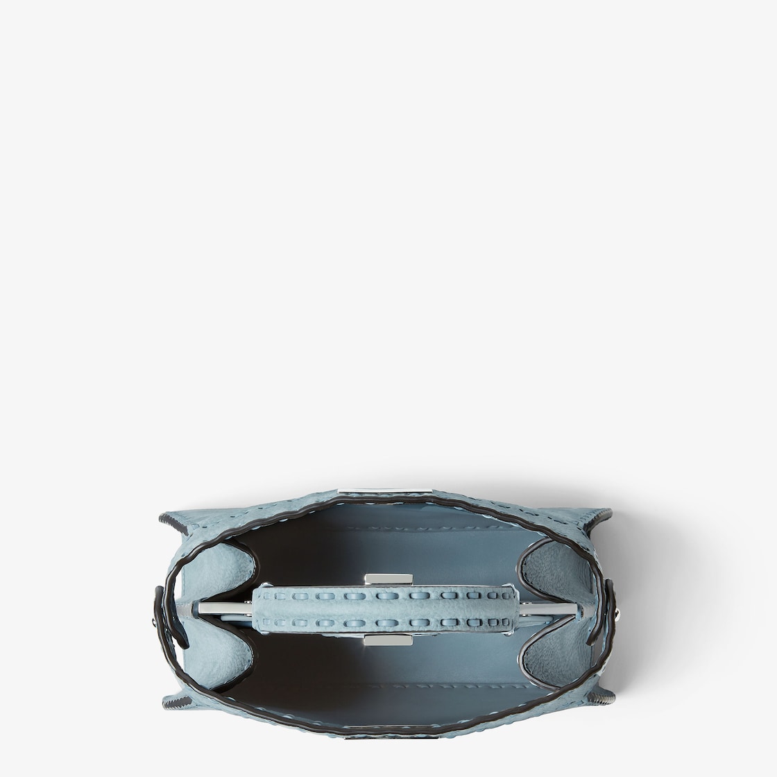 Peekaboo ISeeU Small Cuoio Romano leather Light blue - Image 5/5