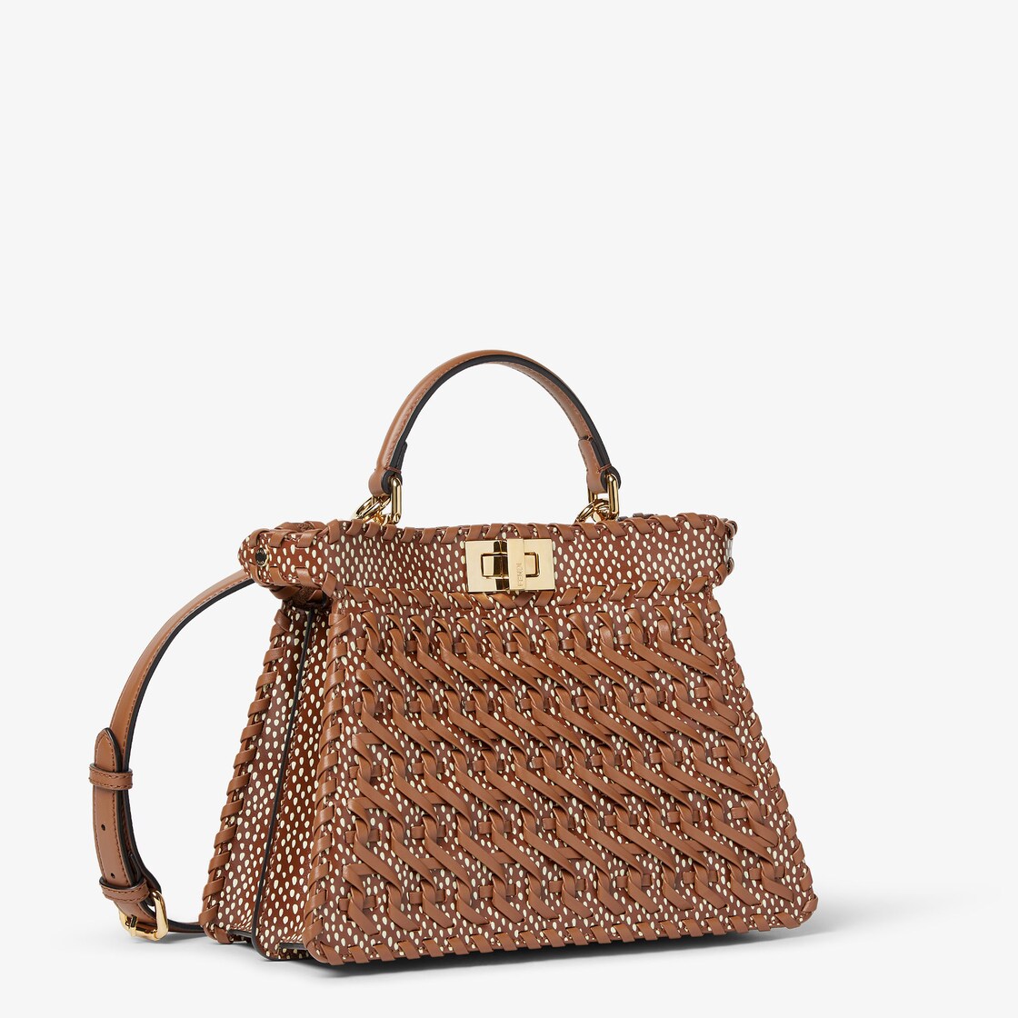 Peekaboo ISeeU Small Leather Brown - Image 3/5