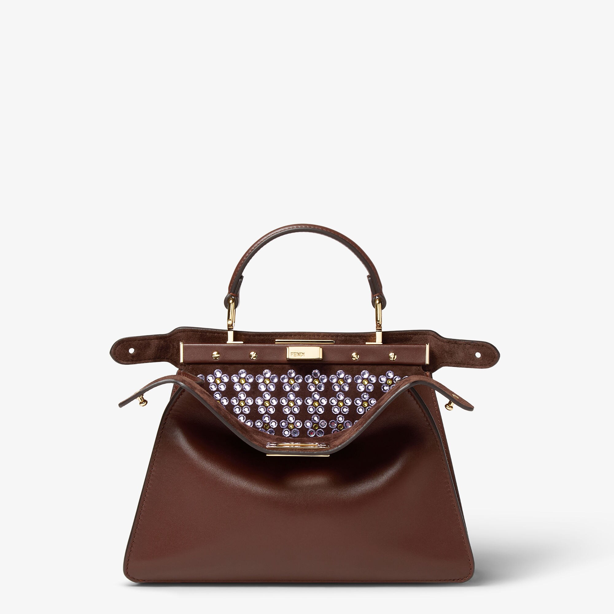 ピーカブー ISeeU スモール レザー ブラウン | Fendi