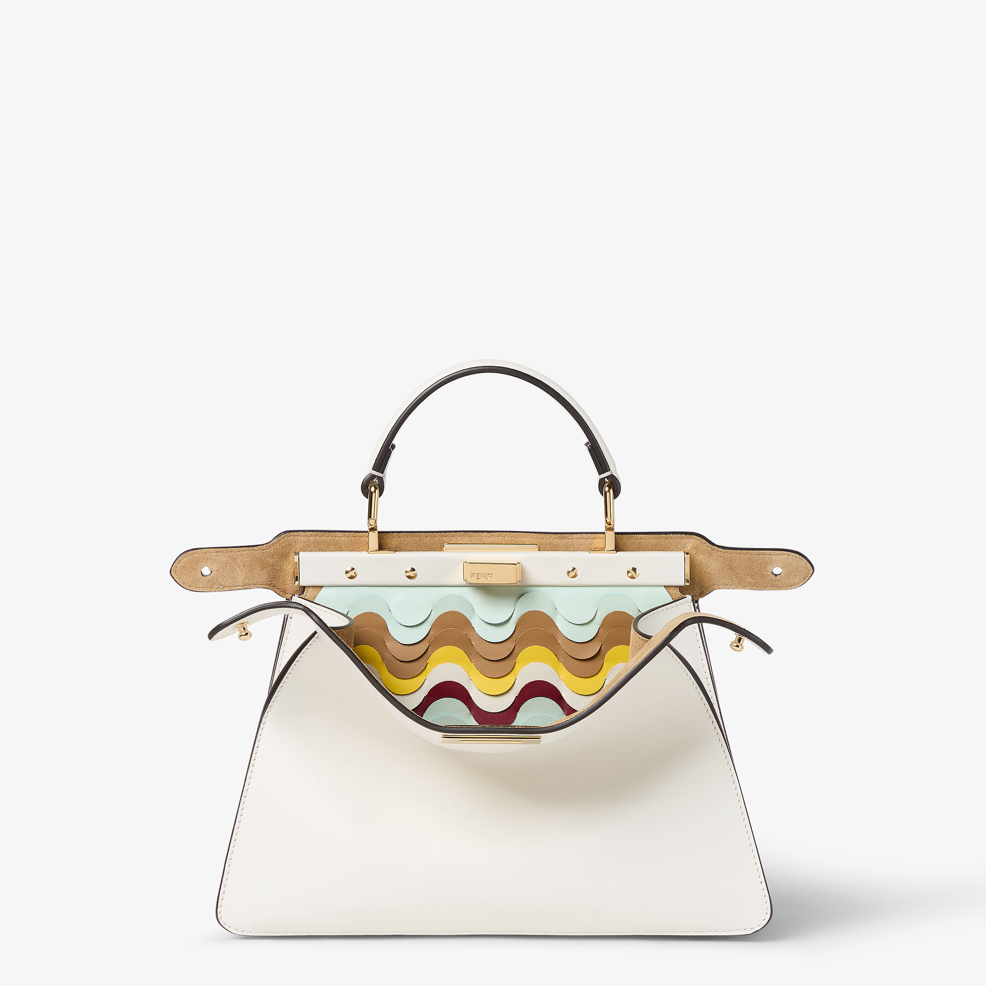 ★美品★ピーカブー ISeeU スモール ピーカブー ISeeU スモール レザー ホワイト | Fendi