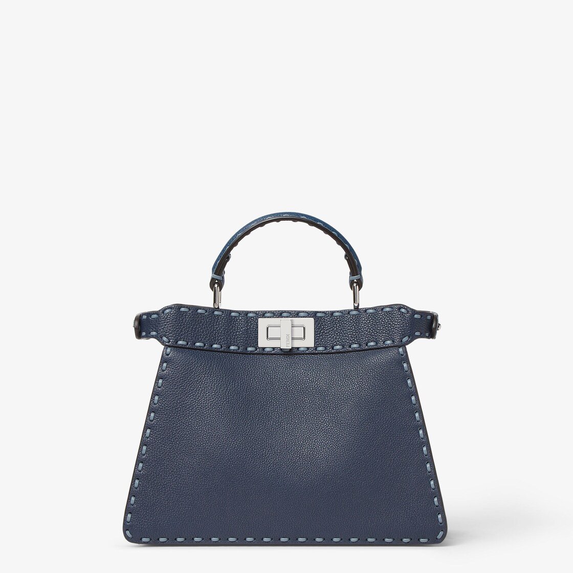 Peekaboo ISeeU Small Cuoio Romano leather Blue - Image 3/5
