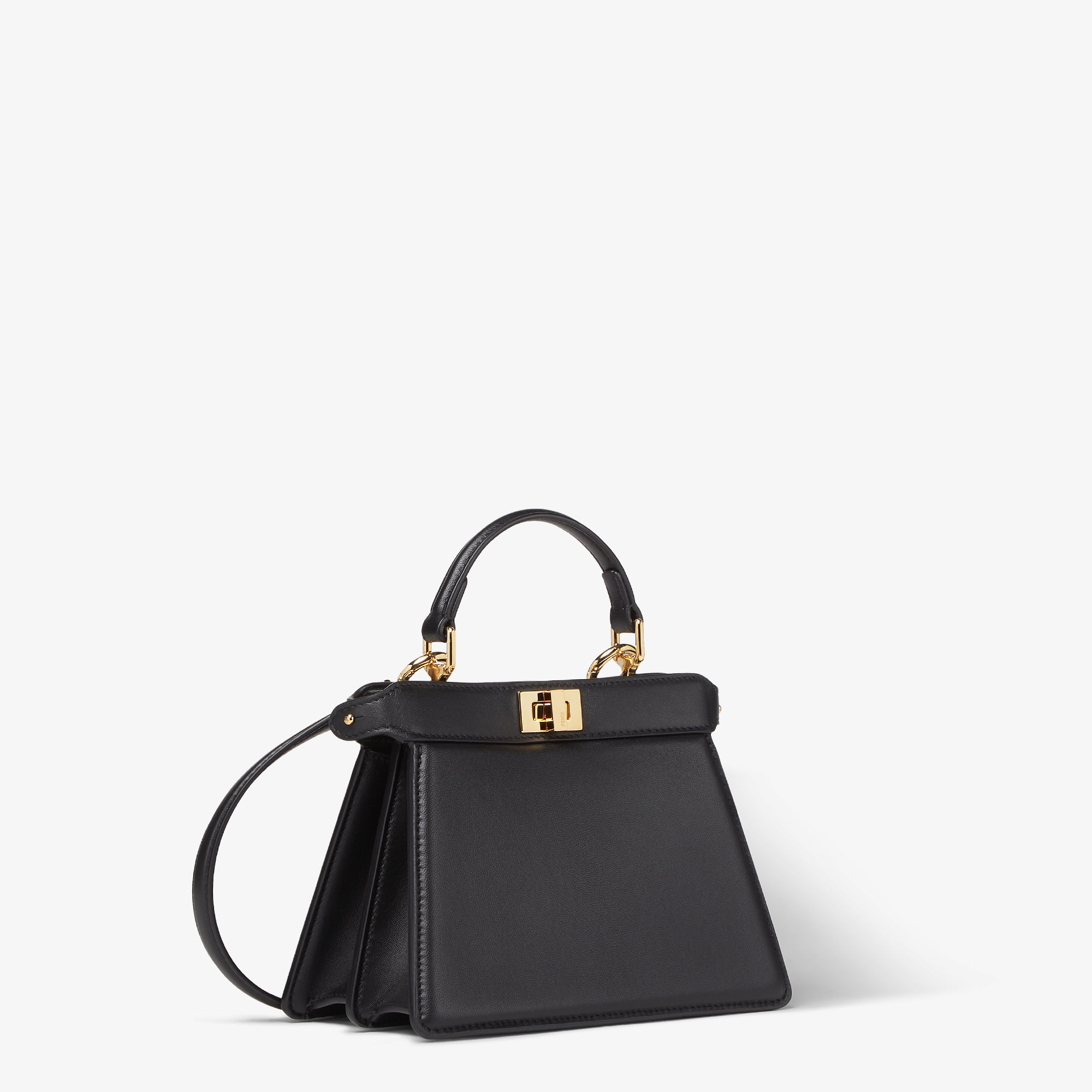 fendi black mini peekaboo