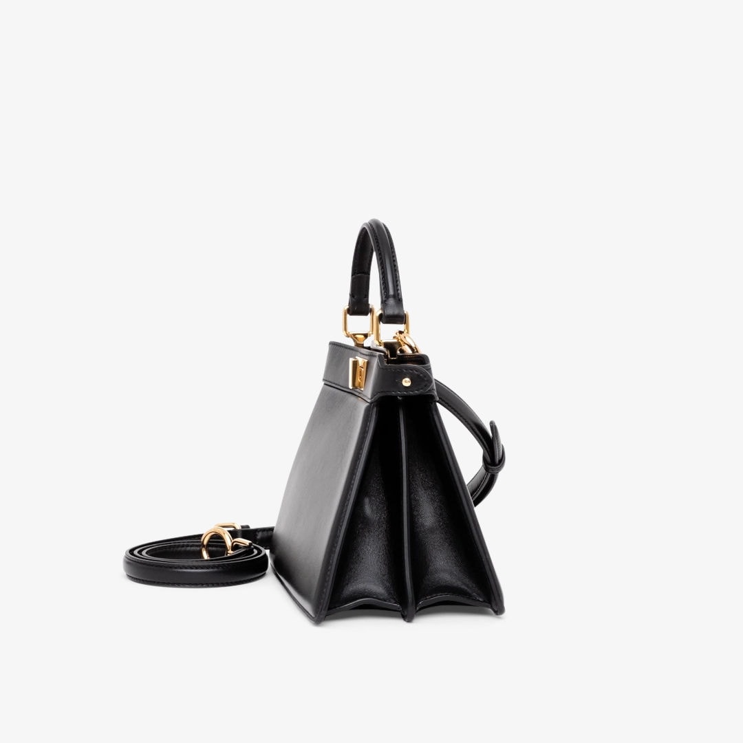 ピーカブー ISeeU プチ レザー ブラック | Fendi ピーカブー ISeeU プチ レザー ブラック | Fendi