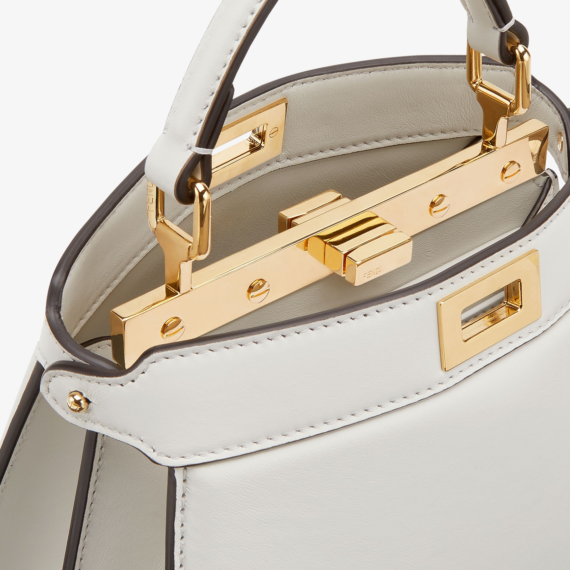 ピーカブー ISeeU プチ レザー ホワイト | Fendi ピーカブー ISeeU プチ レザー ホワイト | Fendi