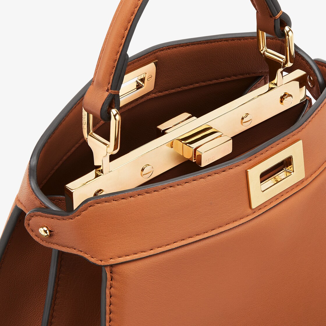 Fendi Peekaboo Brown Bag