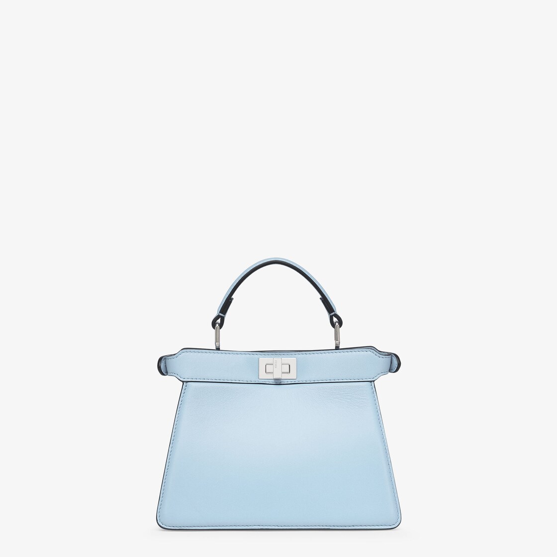 Peekaboo ISeeU Petite Leather Light blue | Fendi