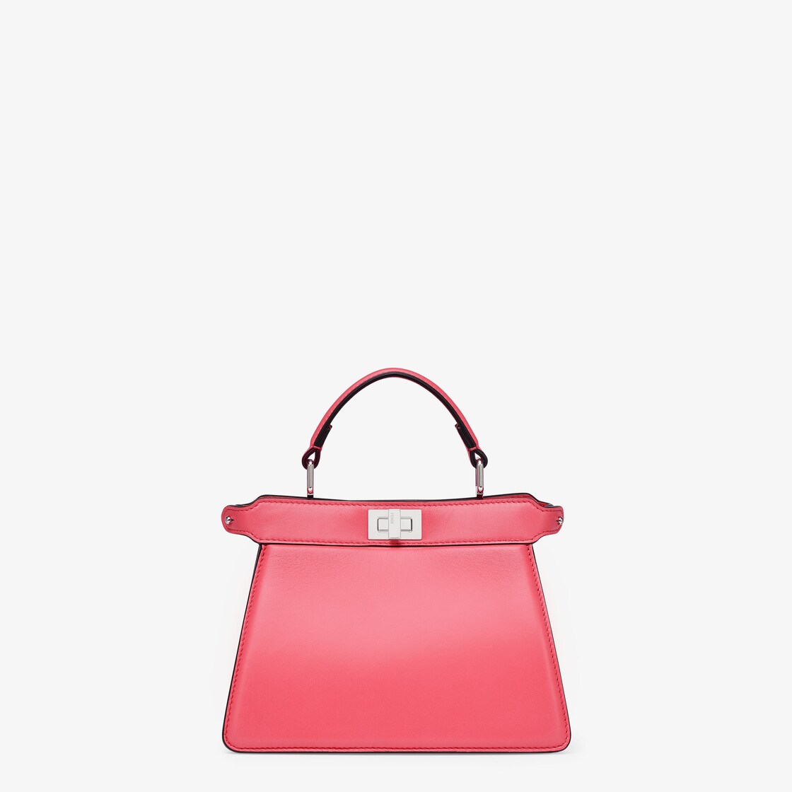 FENDI: Peekaboo ISeeU Small bag in leather - Tobacco