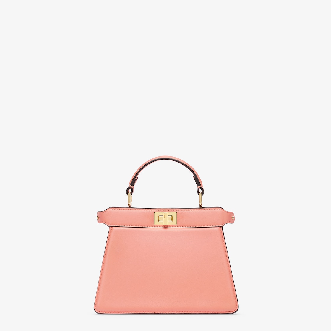 Peekaboo ISeeU Petite Pink padded nappa leather bag Fendi