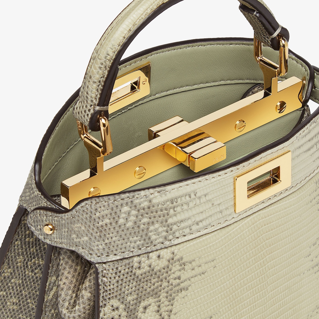 Fendi outlet peekaboo lizard