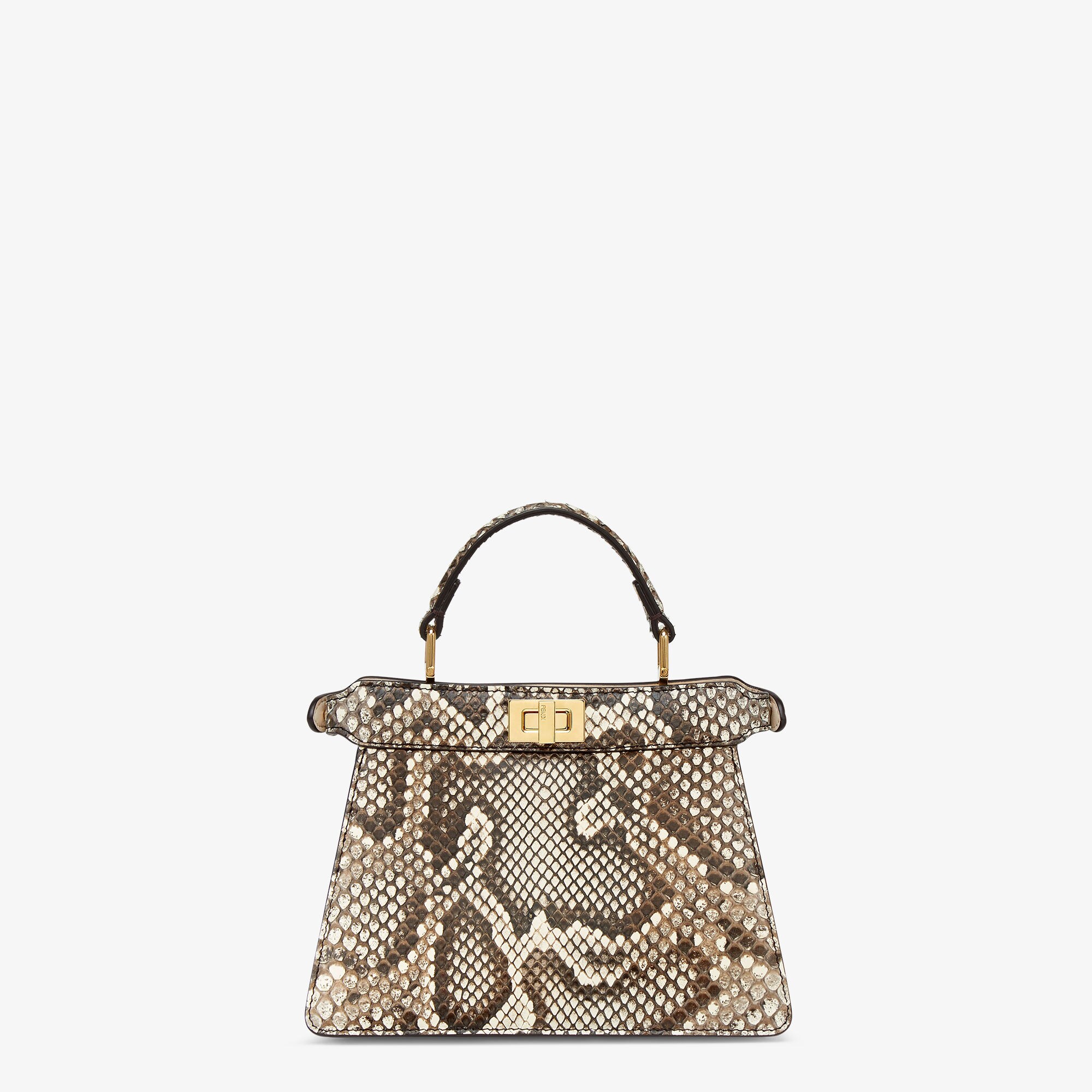 【FENDI】Peekaboo ISeeU Petite Peekaboo ISeeU Petite Leather Black | Fendi