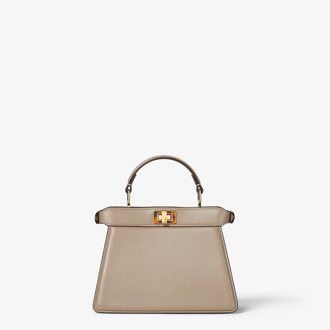 Peekaboo ISeeU Petite - Dove grey calfskin bag | Fendi