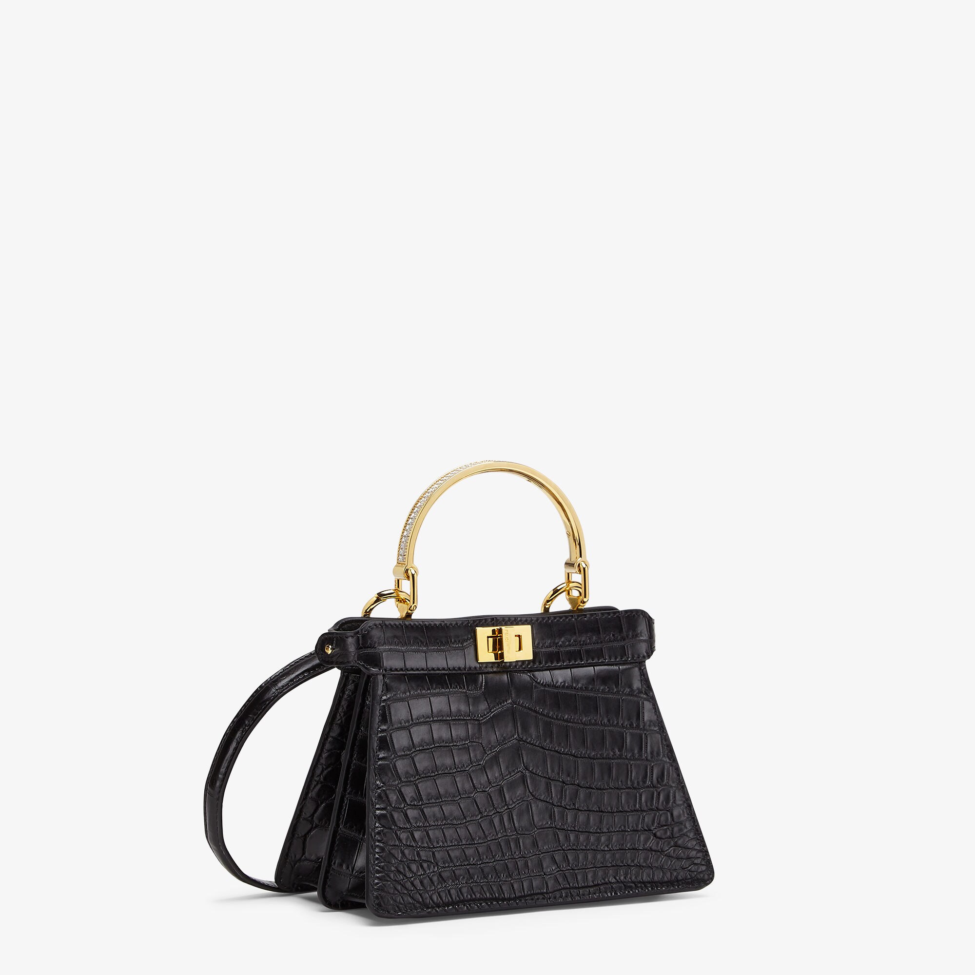 Peekaboo ISeeU Petite Precious skin Black | Fendi