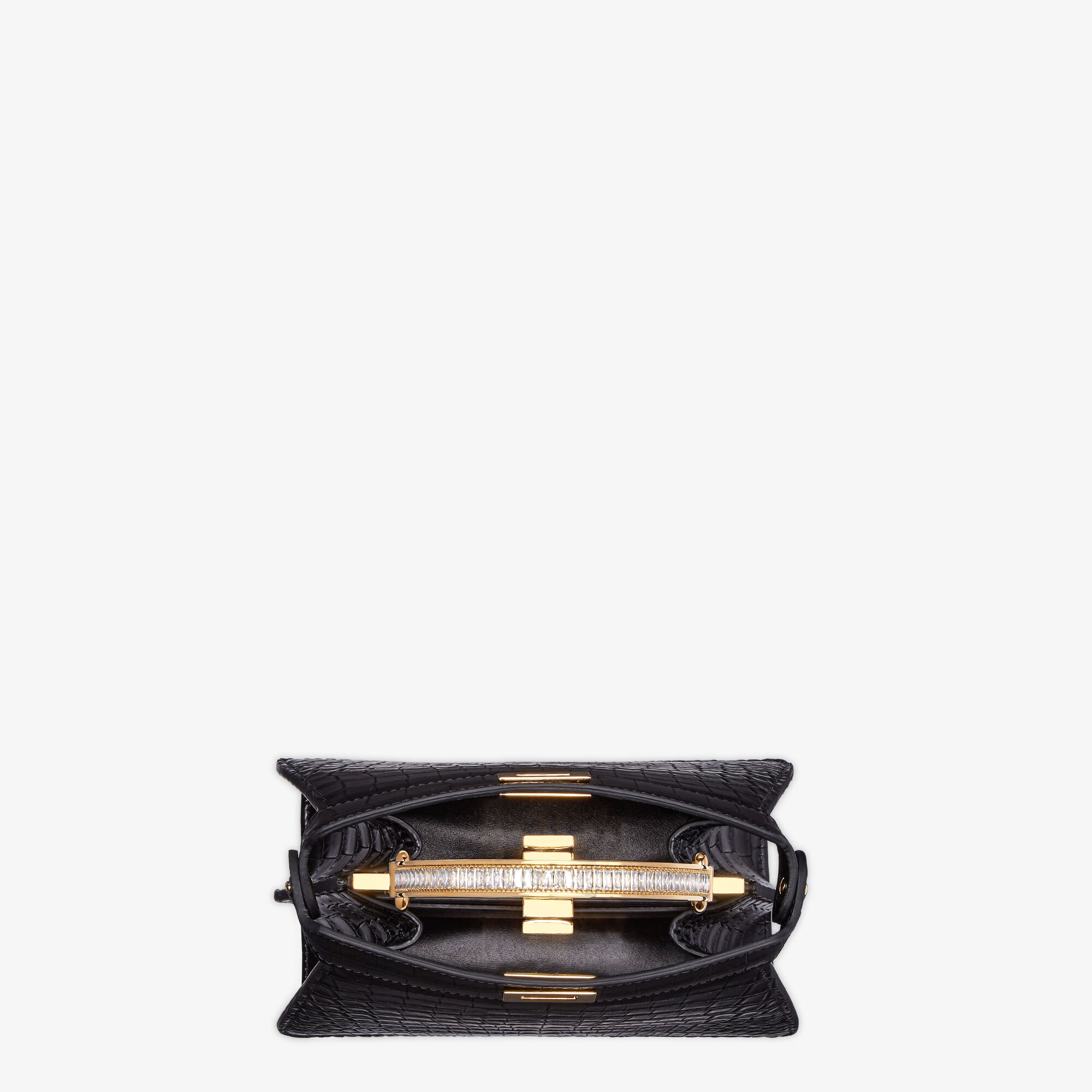 FENDI バグズアイコインケース 黒 レザー箱説明書付き