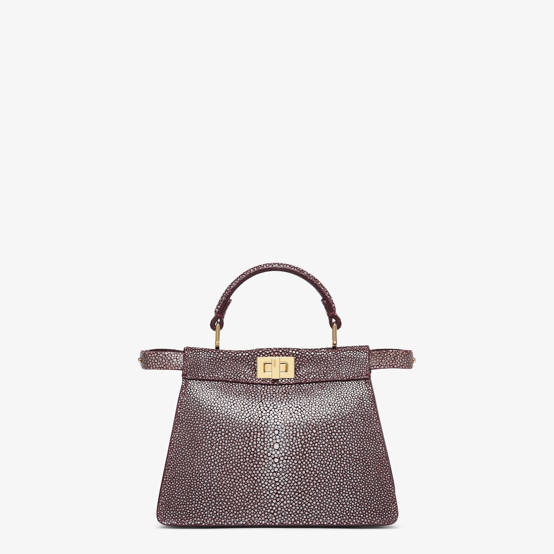 Fendi burgundy online bag