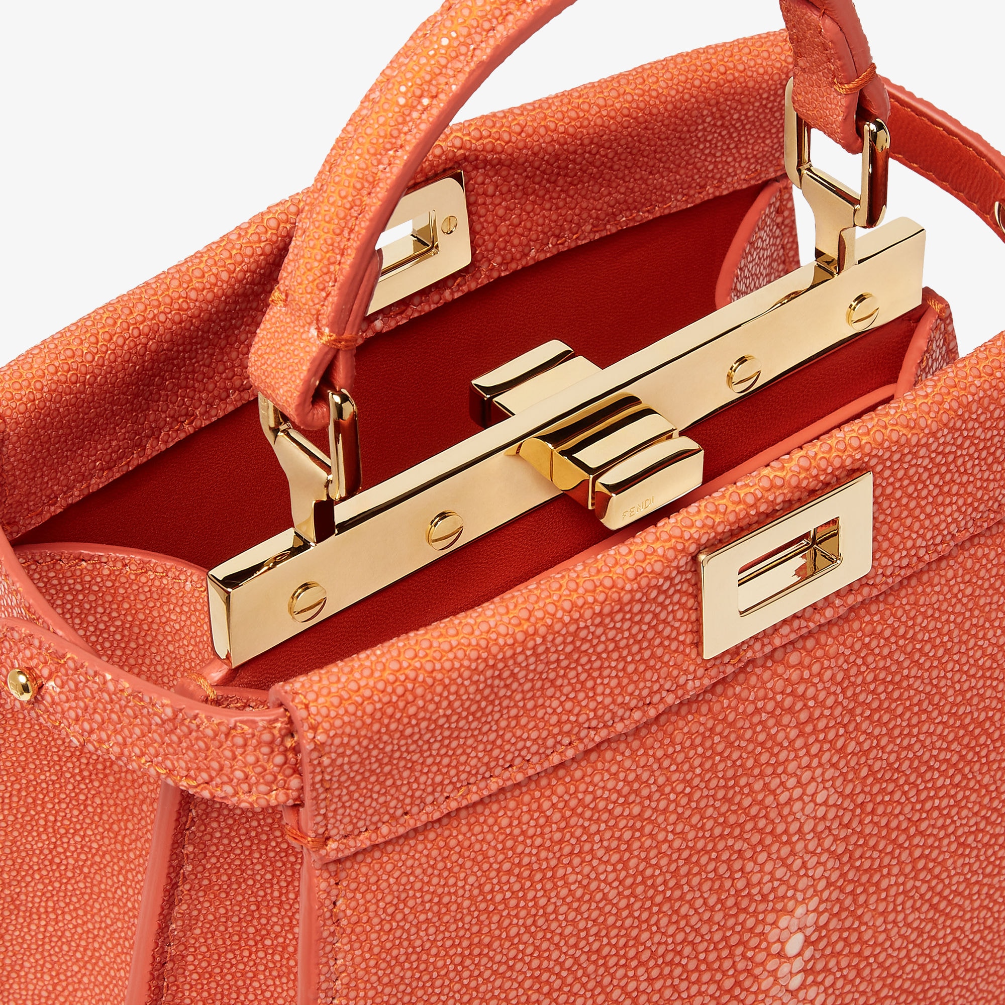 Peekaboo ISeeU Petite Precious Skin Orange | Fendi