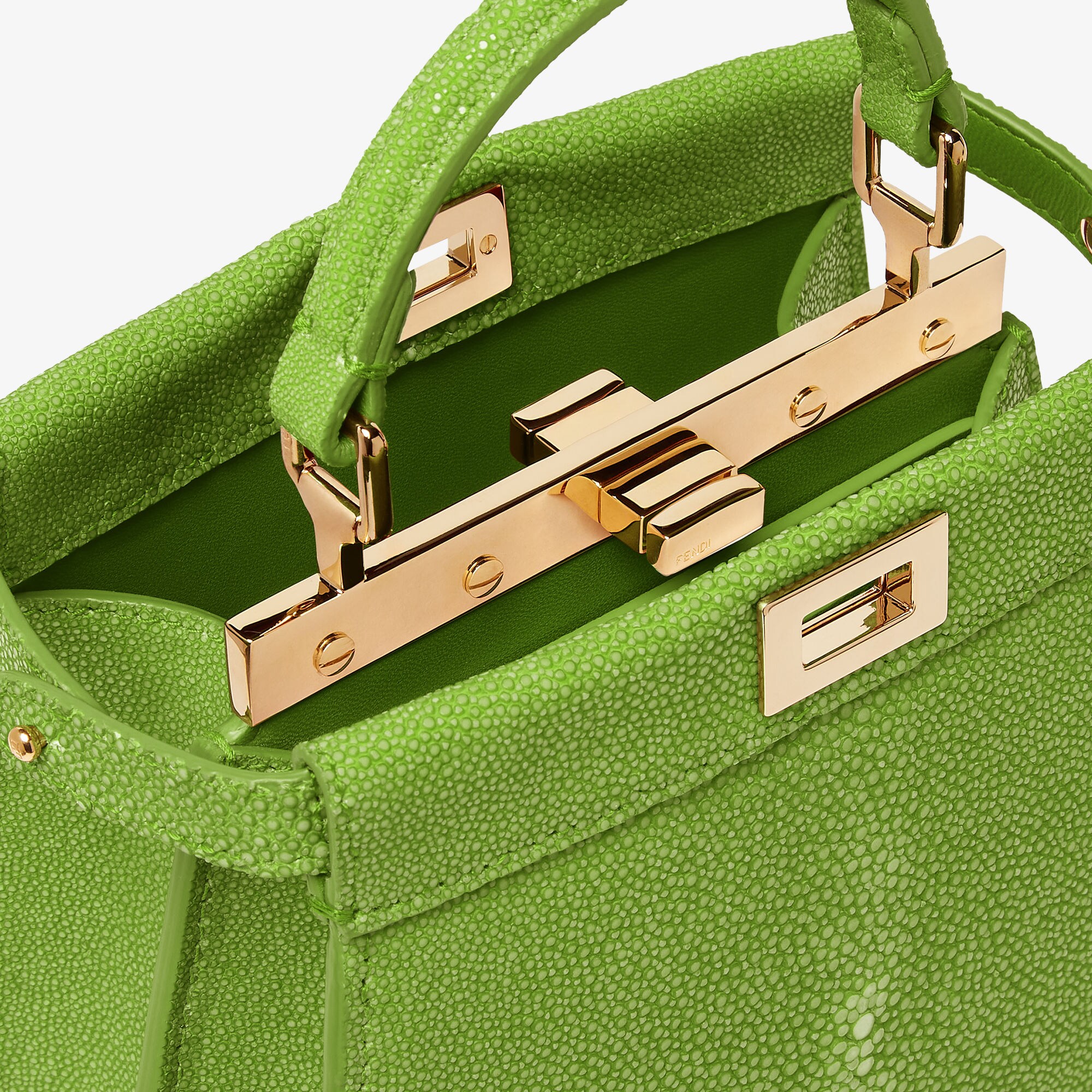 Peekaboo® ISeeU Petite - Green | FENDI US