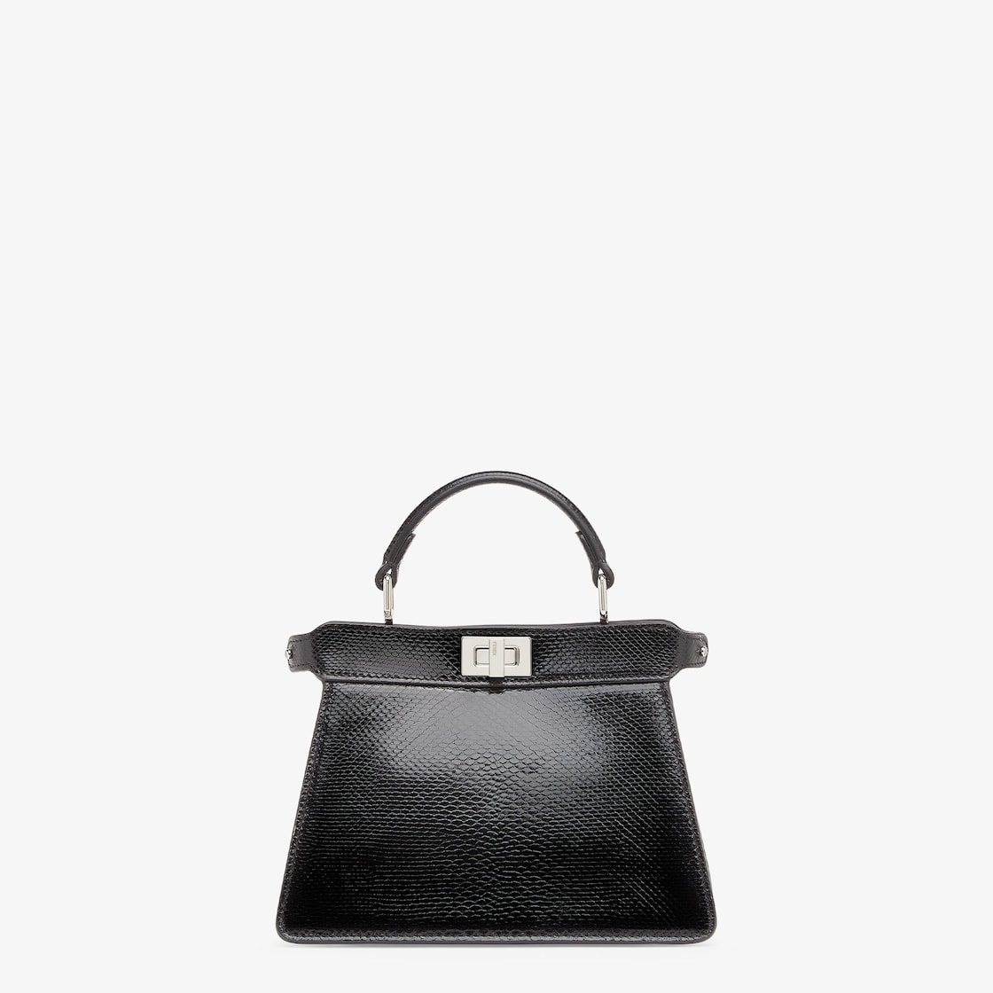 Peekaboo ISeeU Petit Cuirs exotiques Noir Fendi