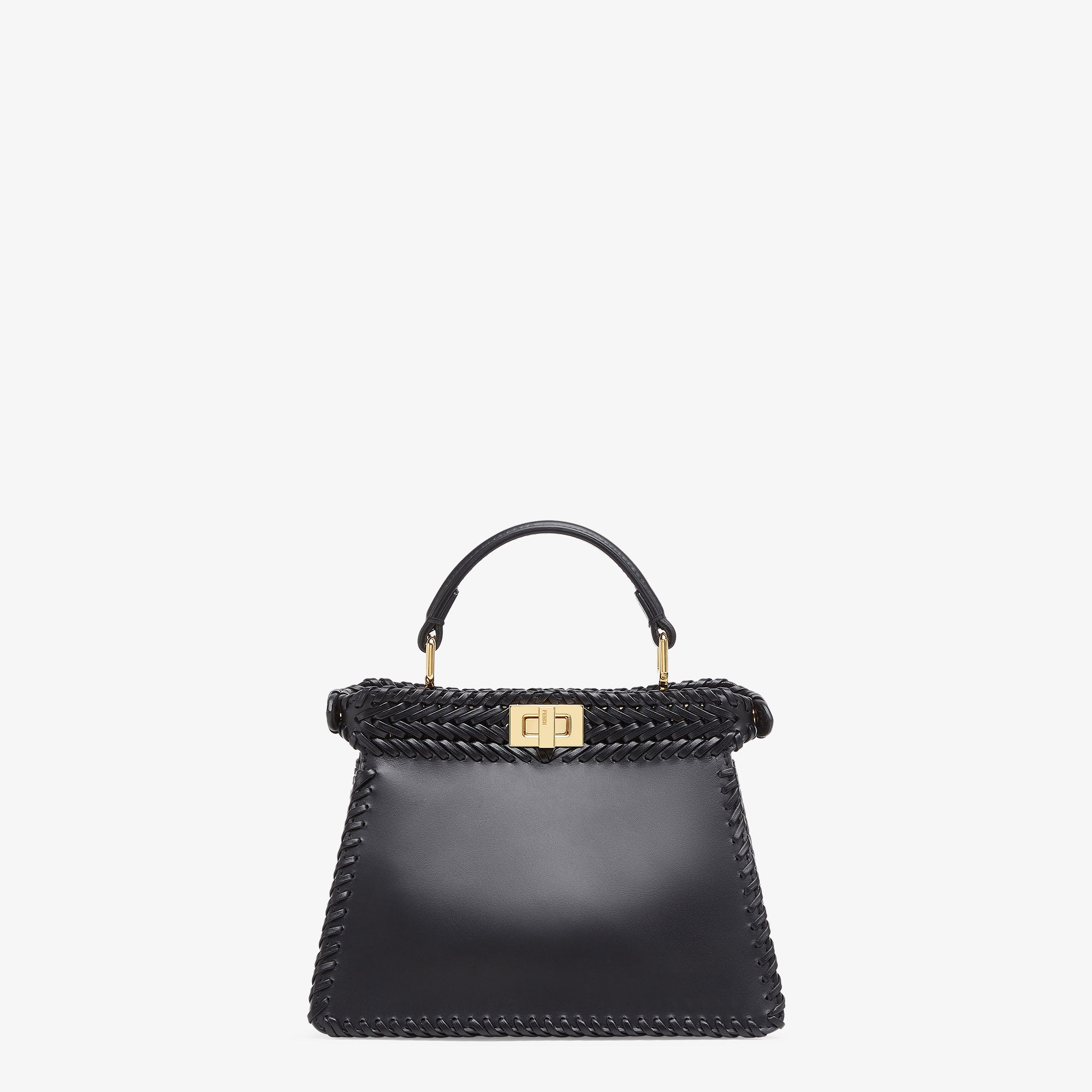Peekaboo ISeeU Interlace - Petite Leather Black | Fendi Peekaboo ISeeU Interlace - Petite Leather Black | Fendi