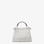 Peekaboo ISeeU Petite Sequins or crystals Silver | Fendi Peekaboo ISeeU Petite Sequins or crystals Silver | Fendi