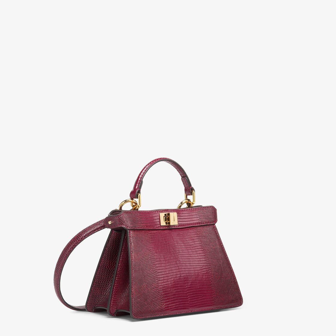 Fendi store peekaboo burgundy