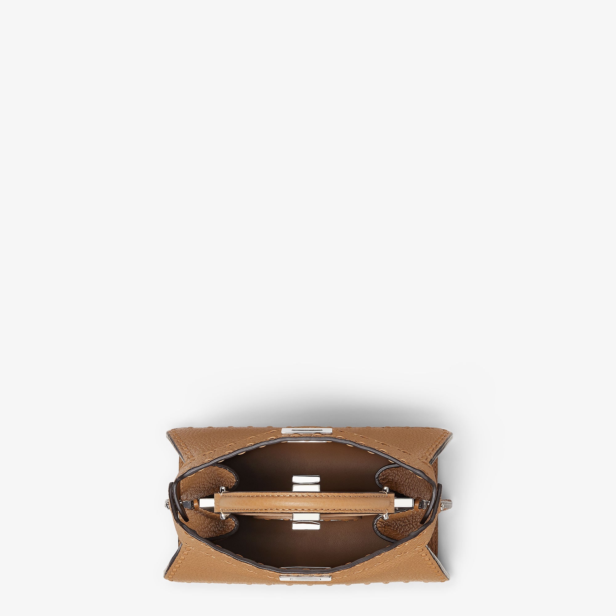 Peekaboo ISeeU Petite Cuoio Romano leather Brown | Fendi Peekaboo ISeeU Petite Cuoio Romano leather Brown | Fendi