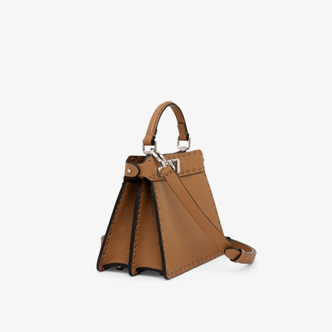 Peekaboo ISeeU Petite Cuoio Romano leather Brown | Fendi Peekaboo ISeeU Petite Cuoio Romano leather Brown | Fendi