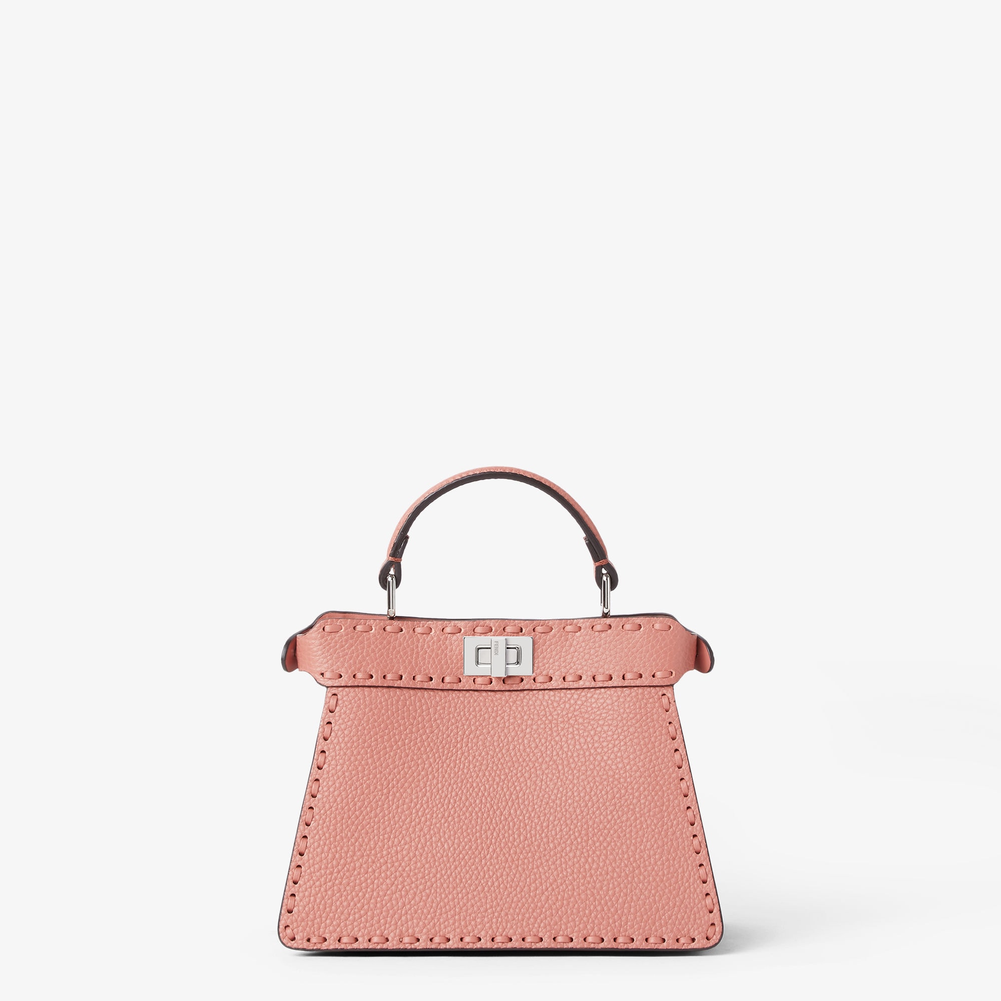 【FENDI】Peekaboo ISeeU Small FF織り レザーバッグ Peekaboo ISeeU Small Cuoio Romano leather Beige | Fendi