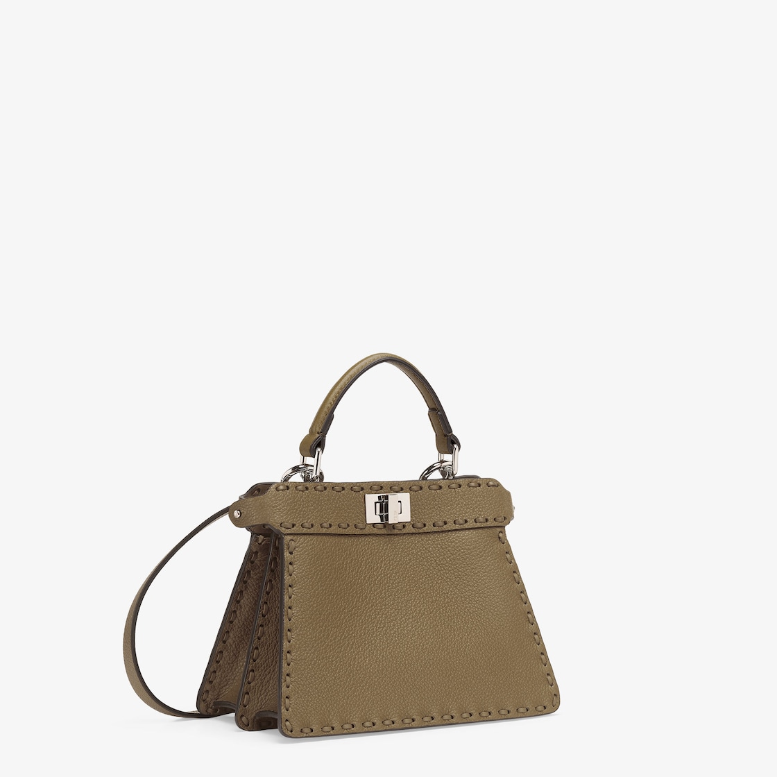 Peekaboo ISeeU Petite Cuoio Romano leather Green - Image 2/5