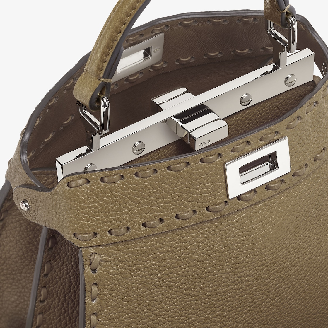 Peekaboo ISeeU Petite Cuoio Romano leather Green - Image 5/5