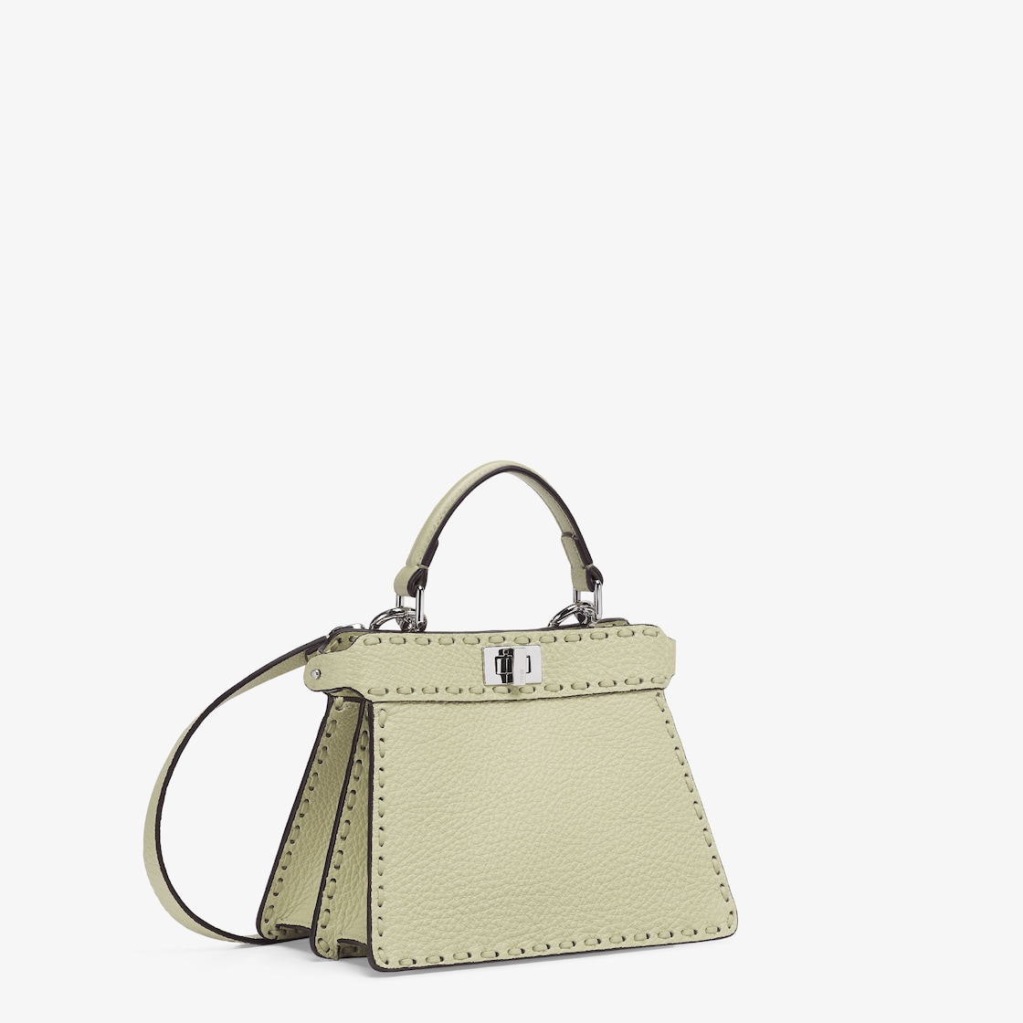 Peekaboo ISeeU Petite Cuoio Romano leather Green - Image 3/6