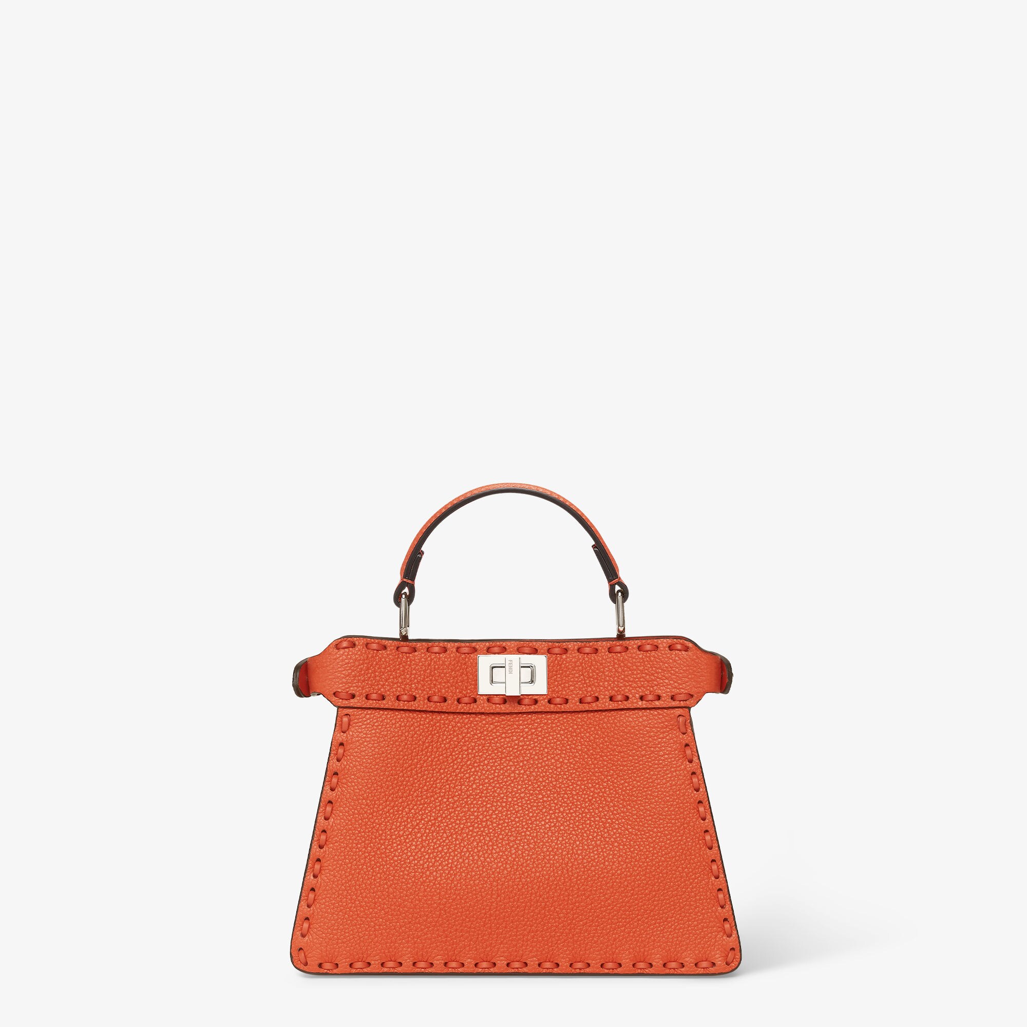 【FENDI】ピーカブー ISeeU プチ レザー シルクインターフェイス ピーカブー ISeeU プチ レザー ブラウン | Fendi