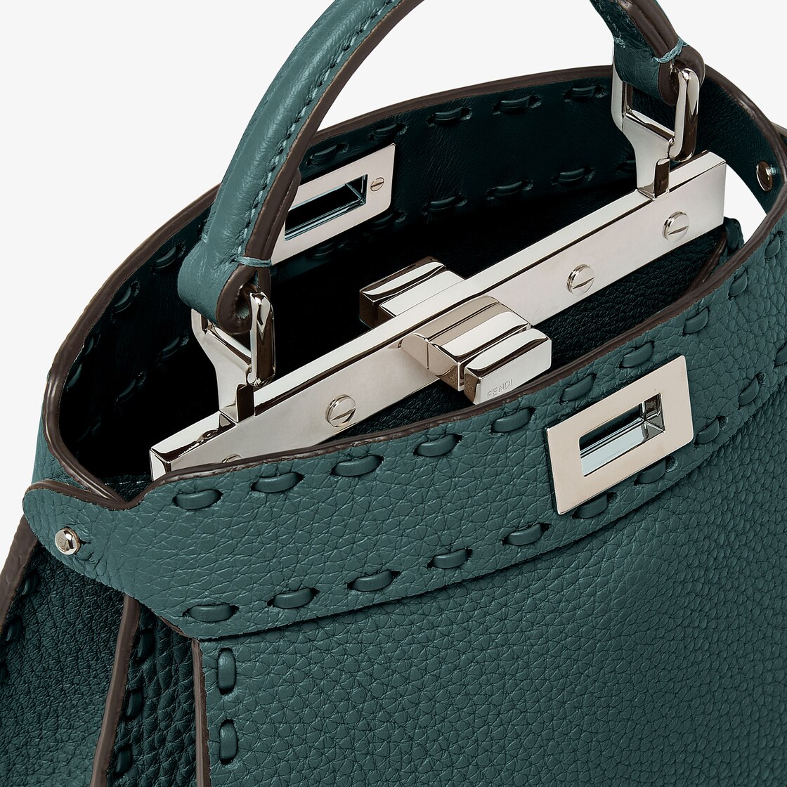 Peekaboo ISeeU Petite Cuoio Romano leather Green - Image 6/7