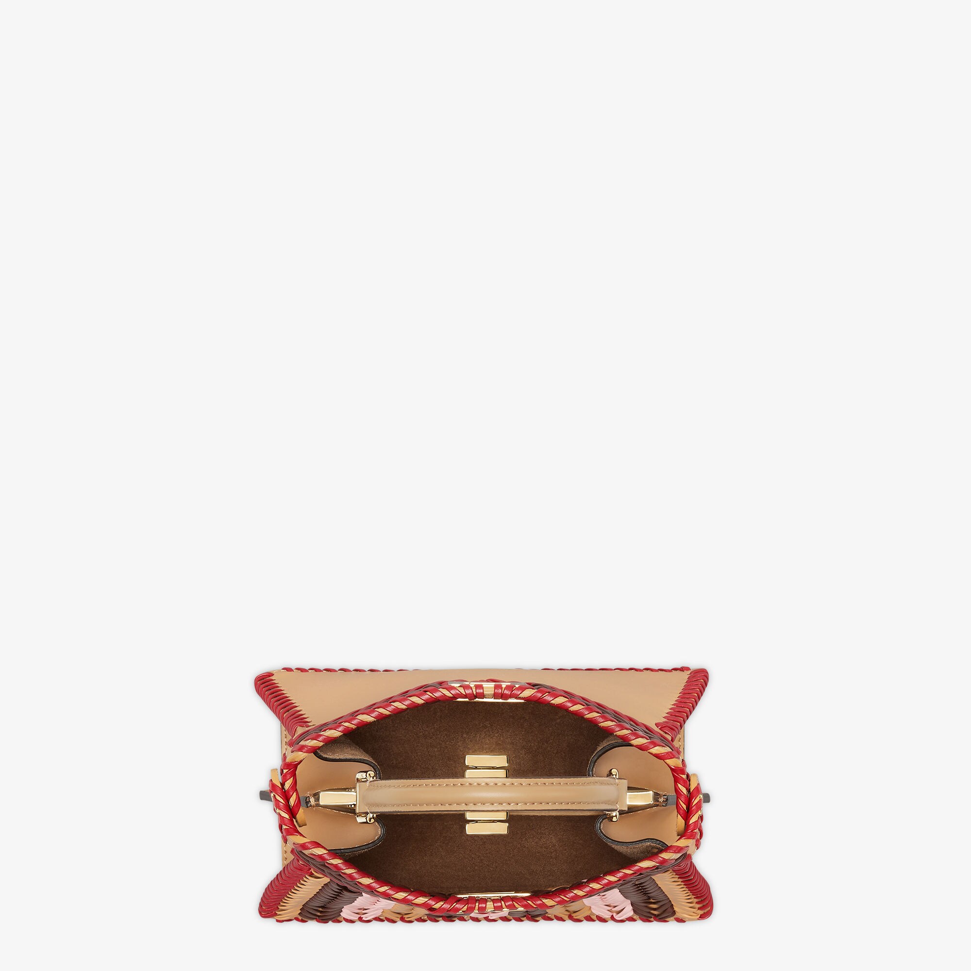 FENDI 24SS PEEKABOO ISeeU Petite インターレース レザーバッグ Peekaboo ISeeU Petite Fine leathers Blue | Fendi