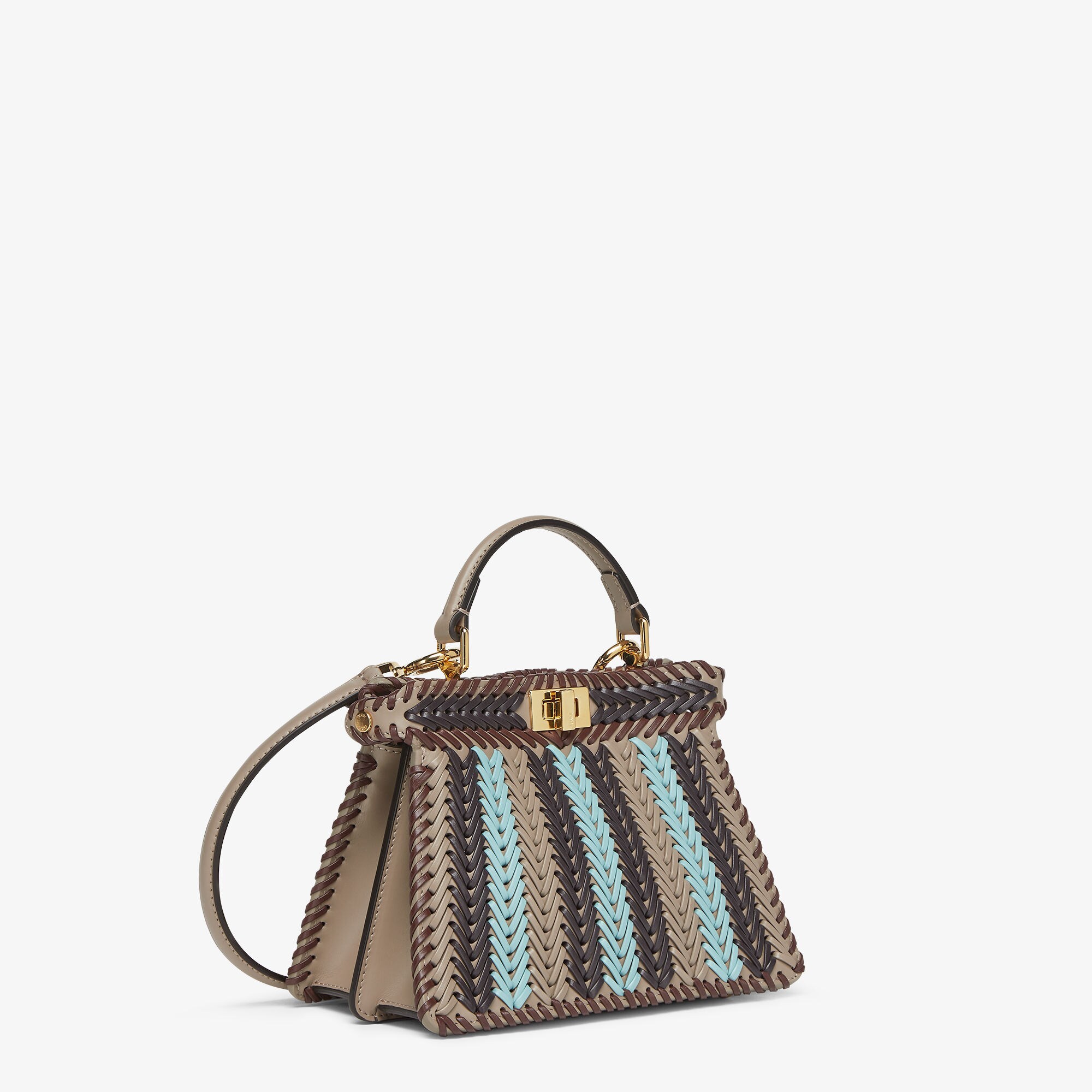 Peekaboo ISeeU Petite Leather Multicolor | Fendi