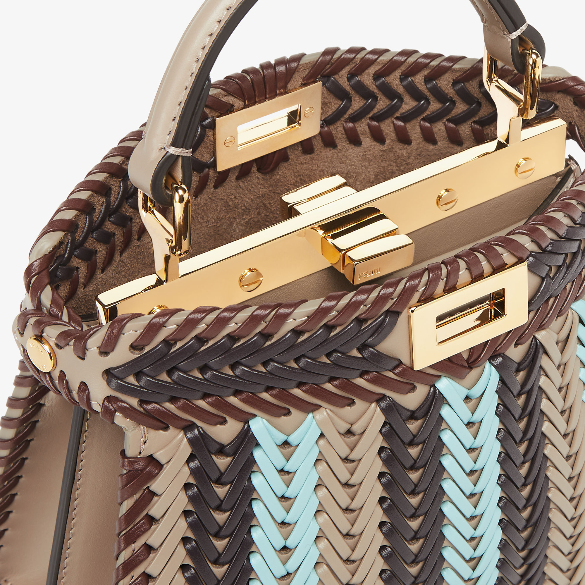 Peekaboo ISeeU Petite Leather Multicolor | Fendi Peekaboo ISeeU Petite Leather Multicolor | Fendi