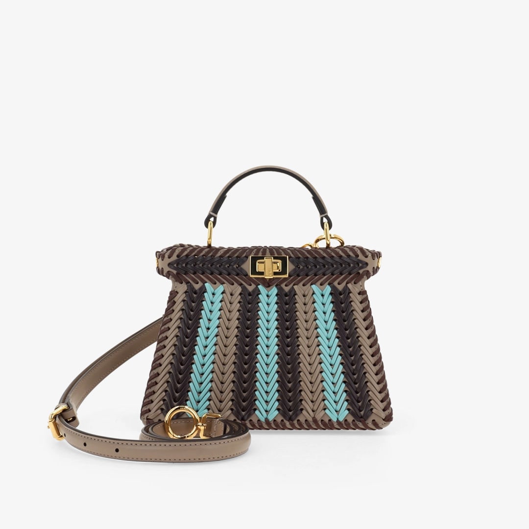 Peekaboo ISeeU Petite Leather Multicolor | Fendi Peekaboo ISeeU Petite Leather Multicolor | Fendi